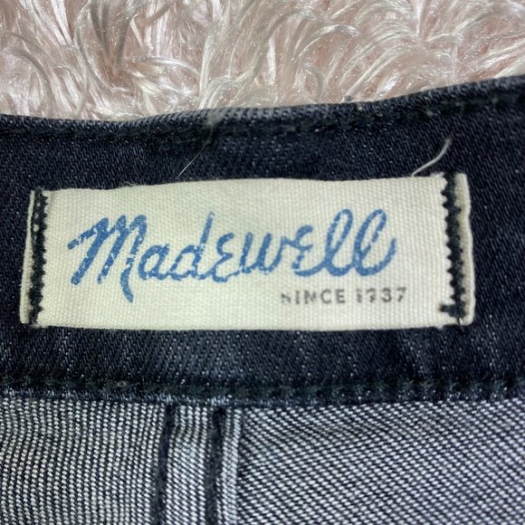 Madewell High Riser Skinny Cut Off Jean Shorts - Picture 8 of 9